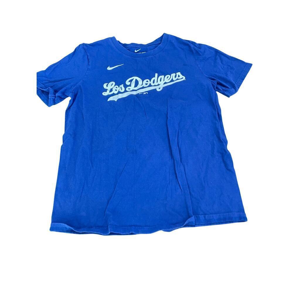 Nike Men's Blue Los Angeles Dodgers City Connect Crew Neck Shirt Size Large